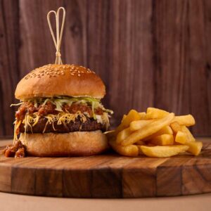 Chiplote Chilli Cheese Burger 1/2 Lb