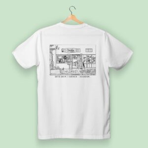 Camiseta Chiplote - Blanca -Local Antiguo